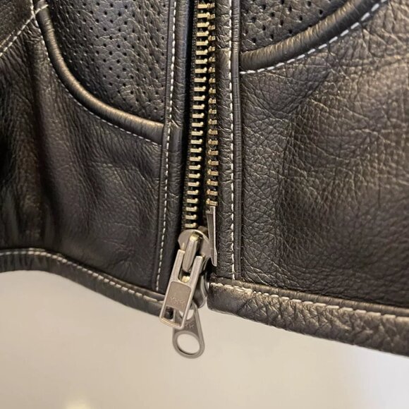 Authentic Harley Davidson Men S.W.A.T. HDMC Black Leather Jacket 3XL NWOT - Picture 11 of 14